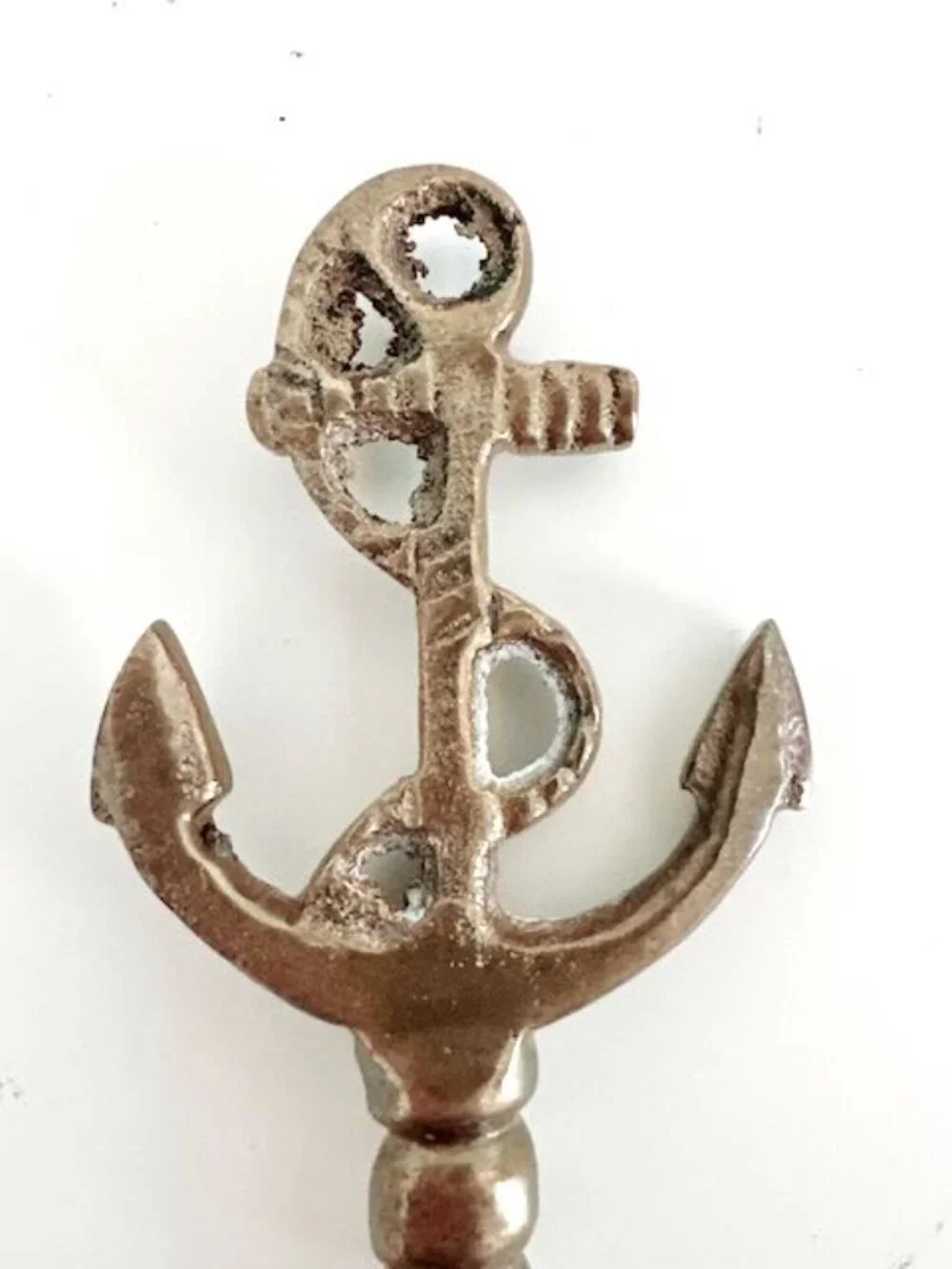 BRASS NAUTICAL ANCHOR LETTER OPENER